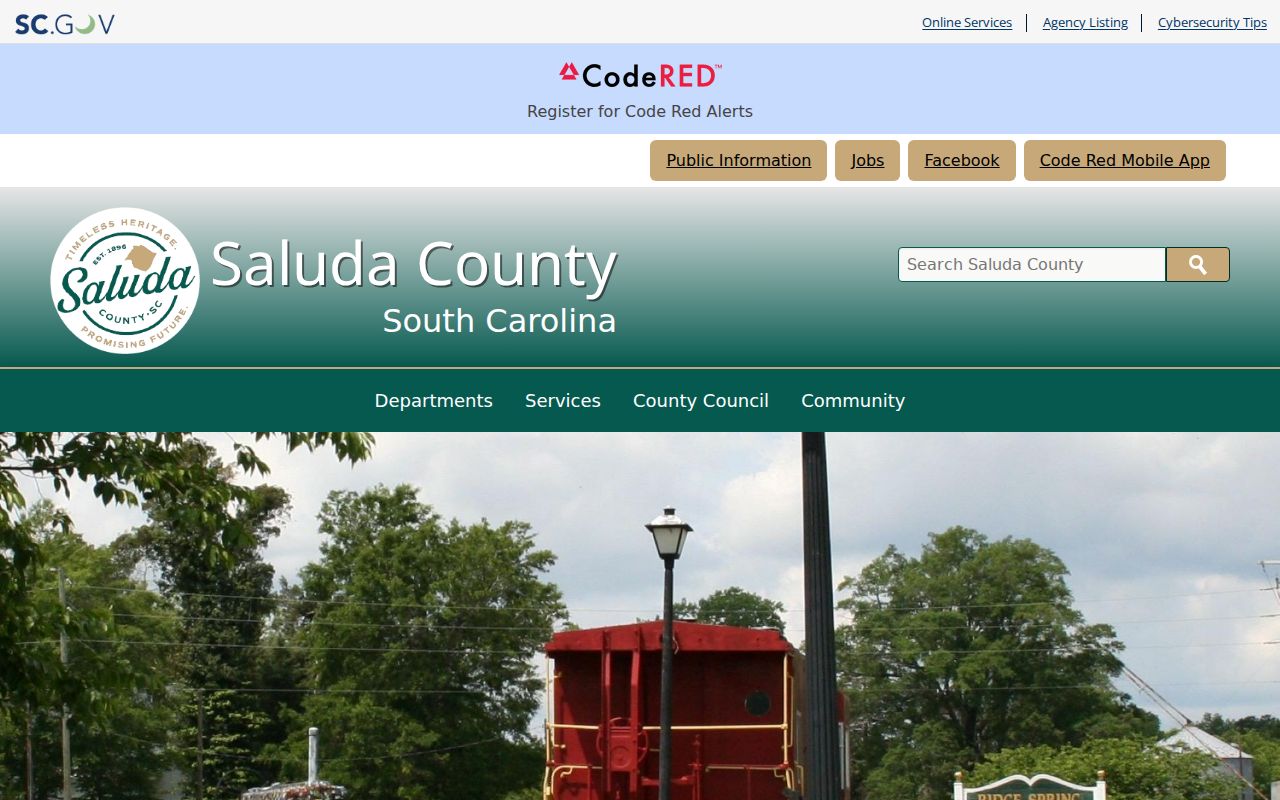 Saluda County criminal history county government records directory